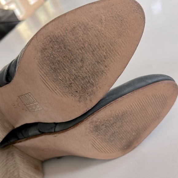 Free People Seven Wonders Wrap Tie Fringe Boho Ankle Heel Bootie size 37/7 - Picture 11 of 16